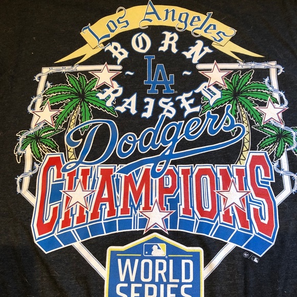 Born and raised dodgers shirt Clearance